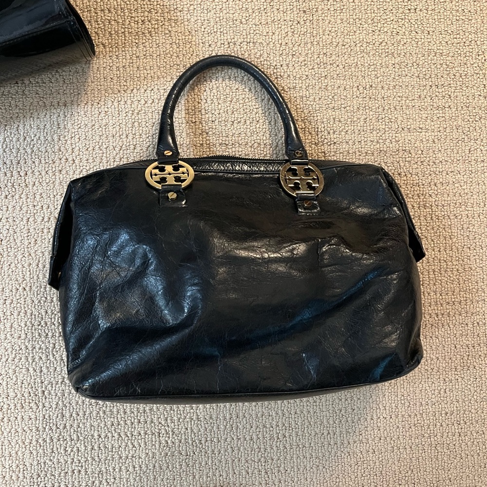 Tory Burch black leather bag